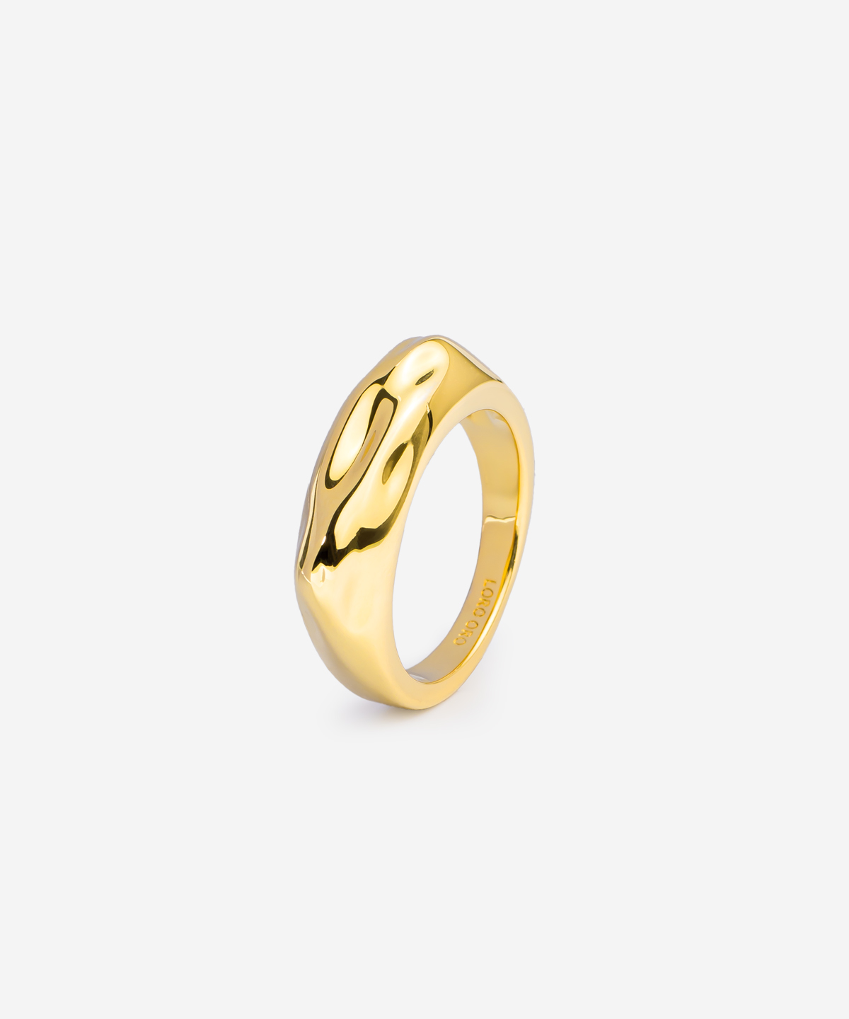 Amnos gold-plated ring 52