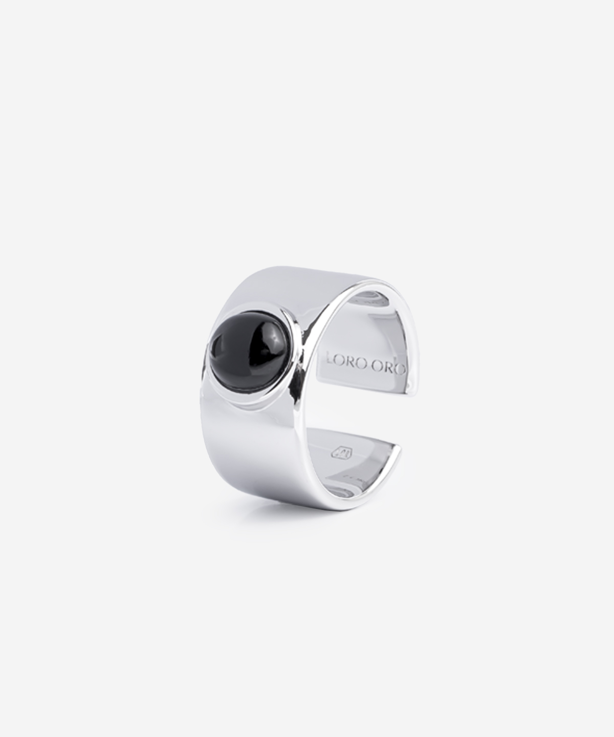 Helios silver-plated ring 52