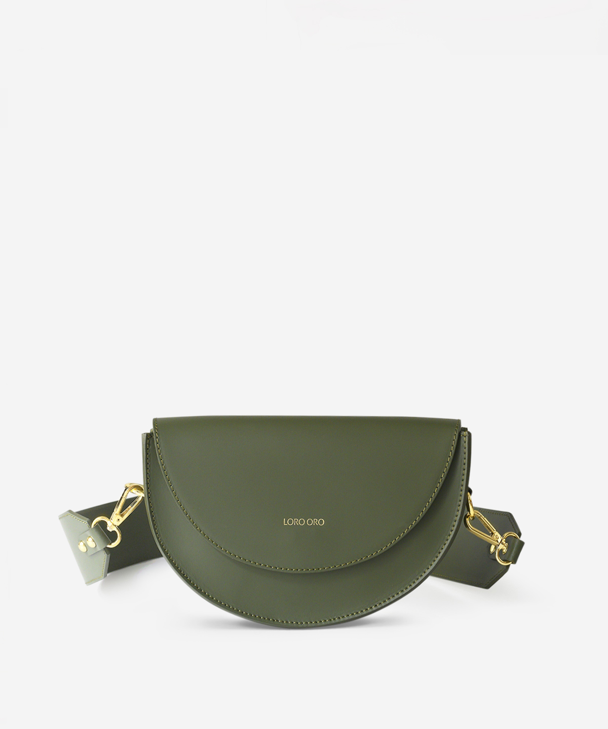 Moon saddle bag olive